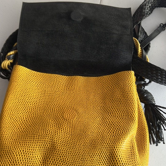 Daniella Lehavi handbag yellow & black - Picture 5 of 12